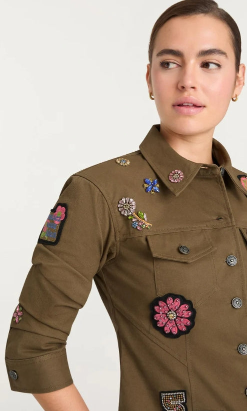 RETRO LOVE PATCHES SCRUNCHED CANYON JACKET