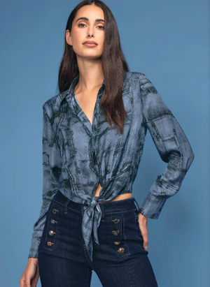 DENIM BLOUSE