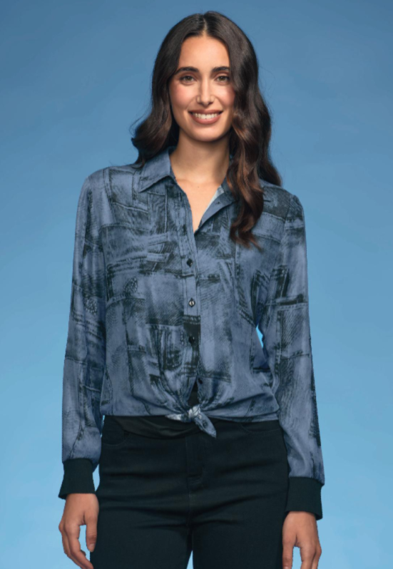 DENIM BLOUSE