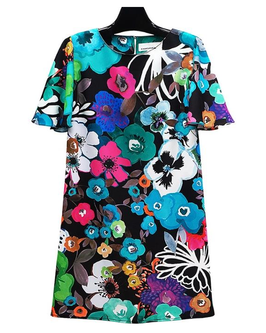 FLUTTER SLEEVE DRESS