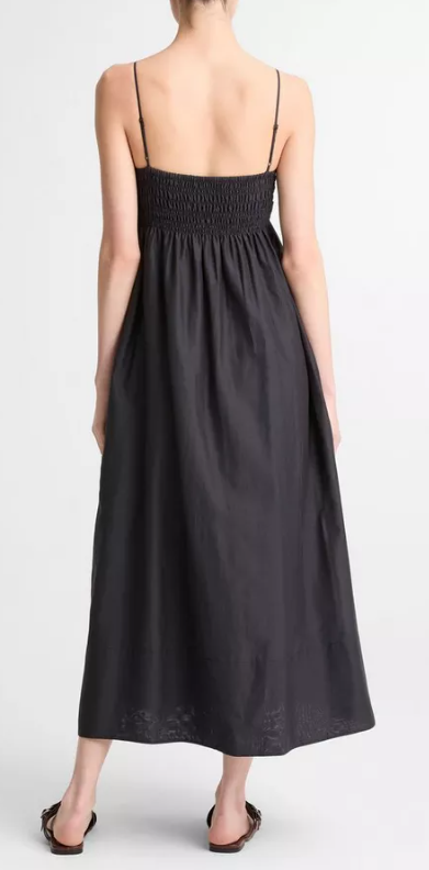 TIE SMOCKED CAMI DRESS