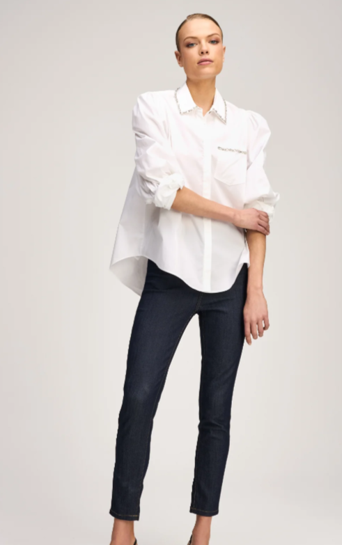 KAITLIN POPLIN CORIN TOP