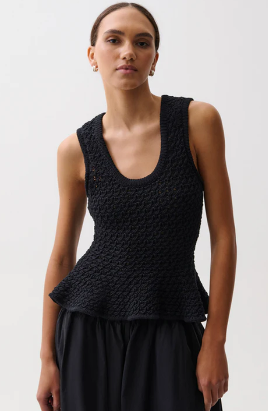 ANNA PEPLUM SWEATER