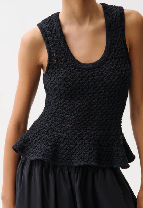 ANNA PEPLUM SWEATER