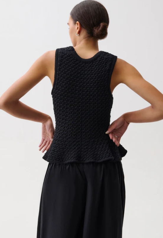ANNA PEPLUM SWEATER