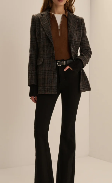 THE PLAID CITY BLAZER