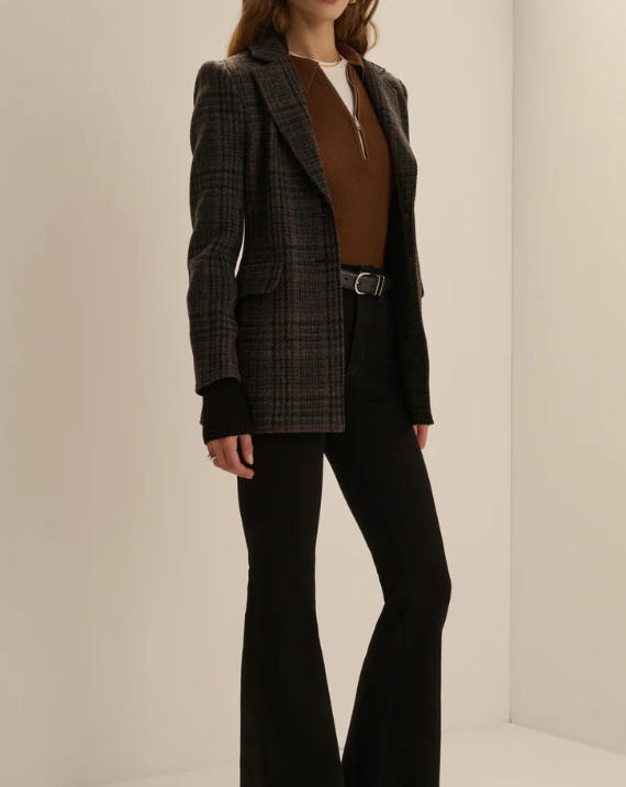 THE PLAID CITY BLAZER