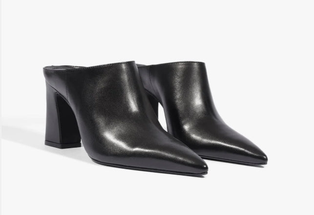 ELEANOR MULE LEATHER PUMP