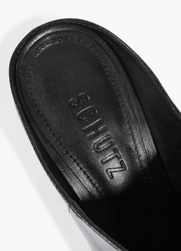 ELEANOR MULE LEATHER PUMP