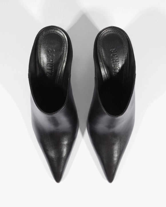 ELEANOR MULE LEATHER PUMP