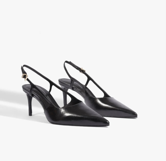 BORIS MID LEATHER PUMP