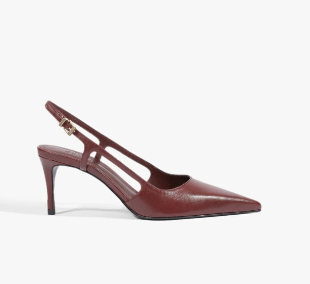 BORIS MID LEATHER PUMP