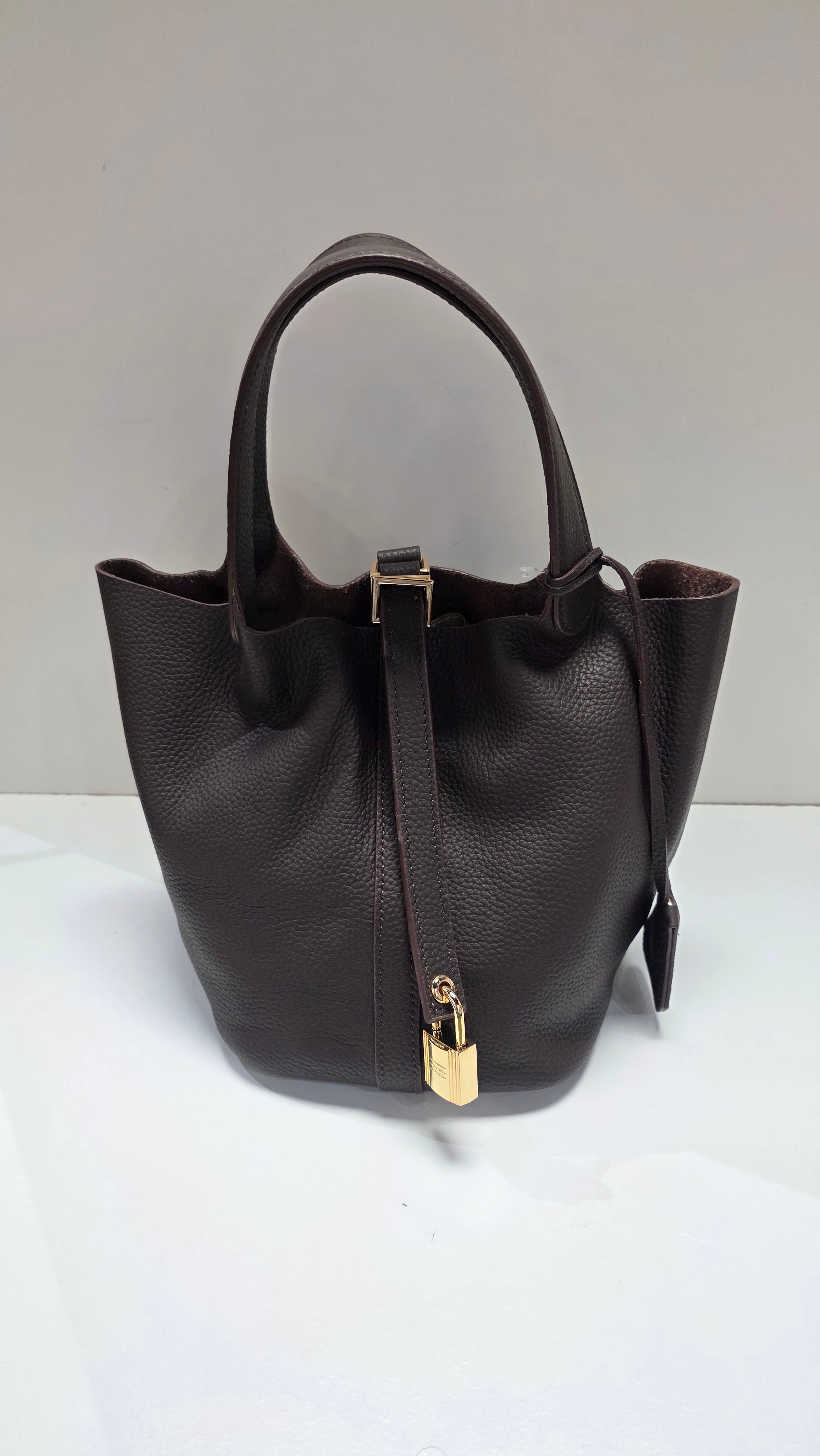 LEATHER HANDBAG