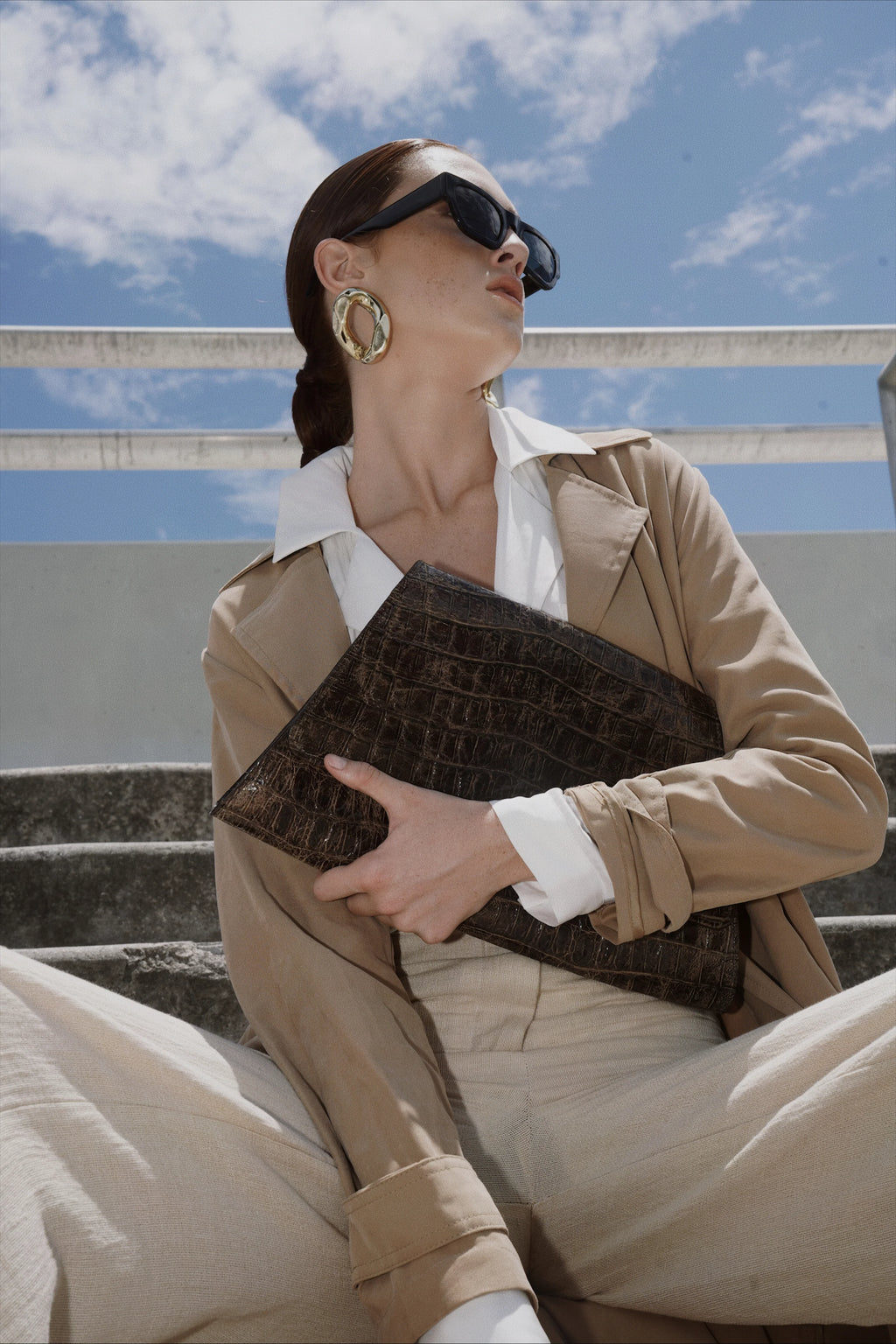 CROCODILE HANDBAG