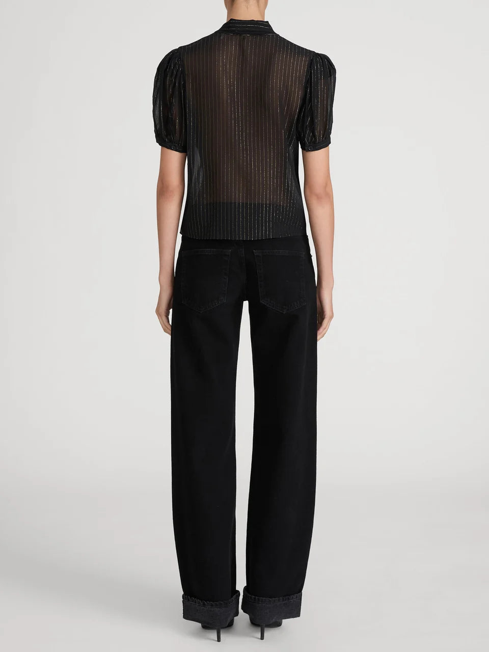 THE LUREX SONNET BLOUSE