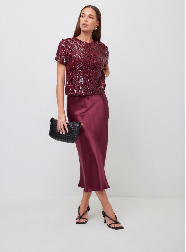 STACEY SEQUIN TOP