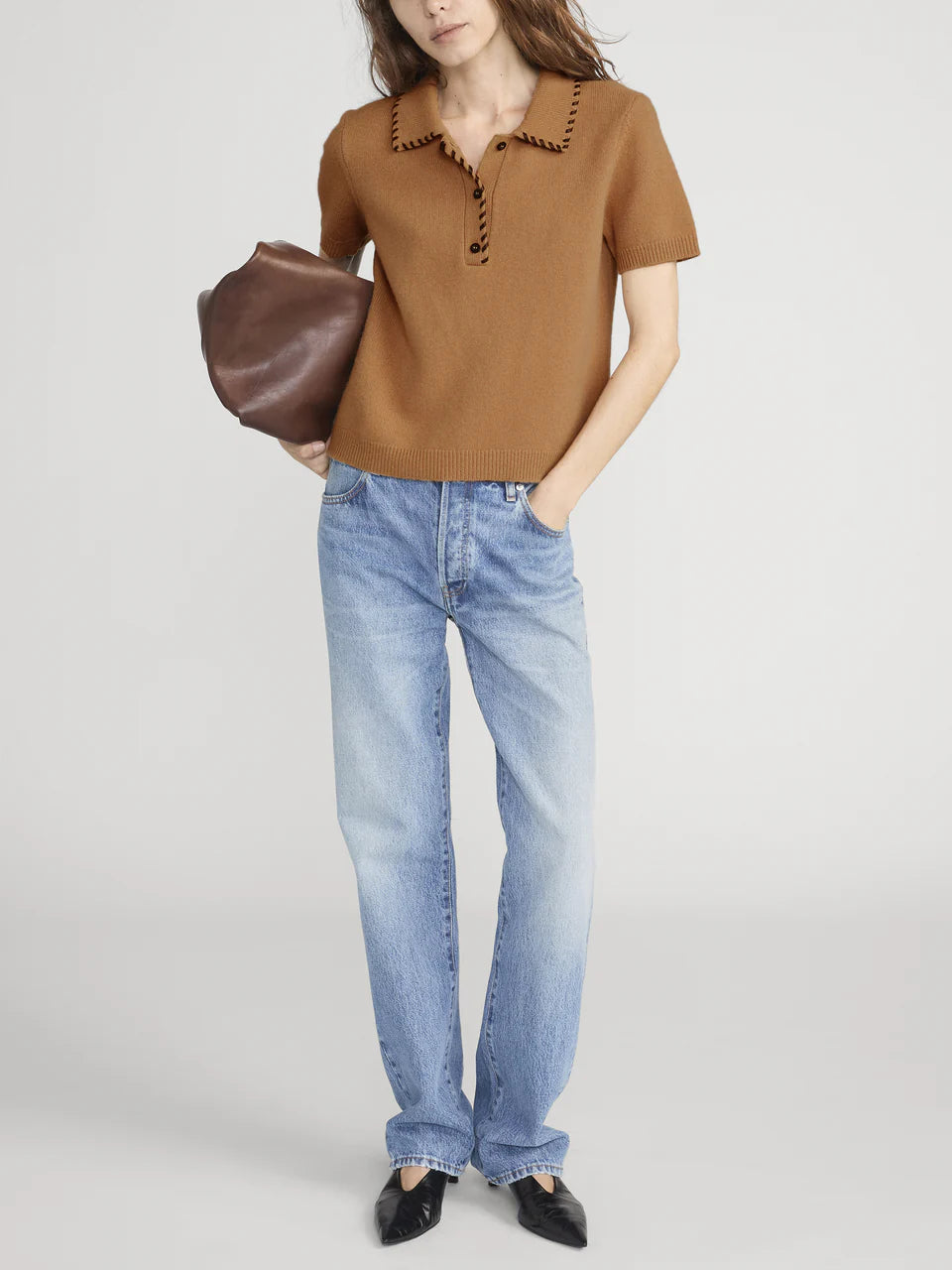 THE LEATHER STITCH POLO