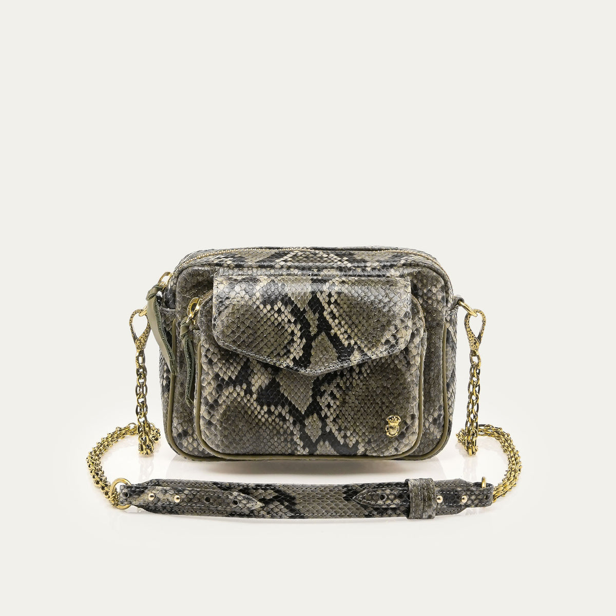 ASH PYTHON BABY CHARLY BAG