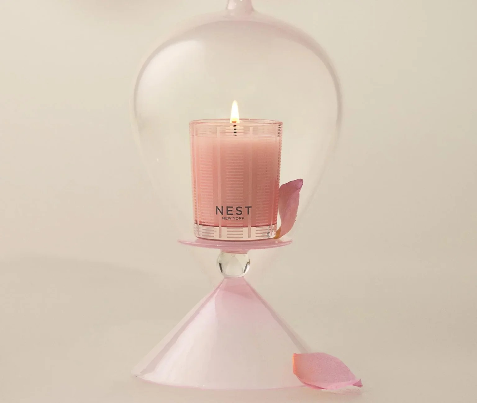 HIMALAYAN SALT & ROSEWATER VOTIVE CANDLE
