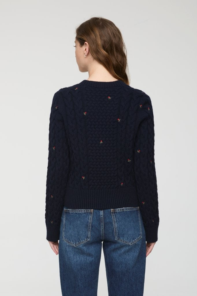 SHANA LS CABLE SWEATER