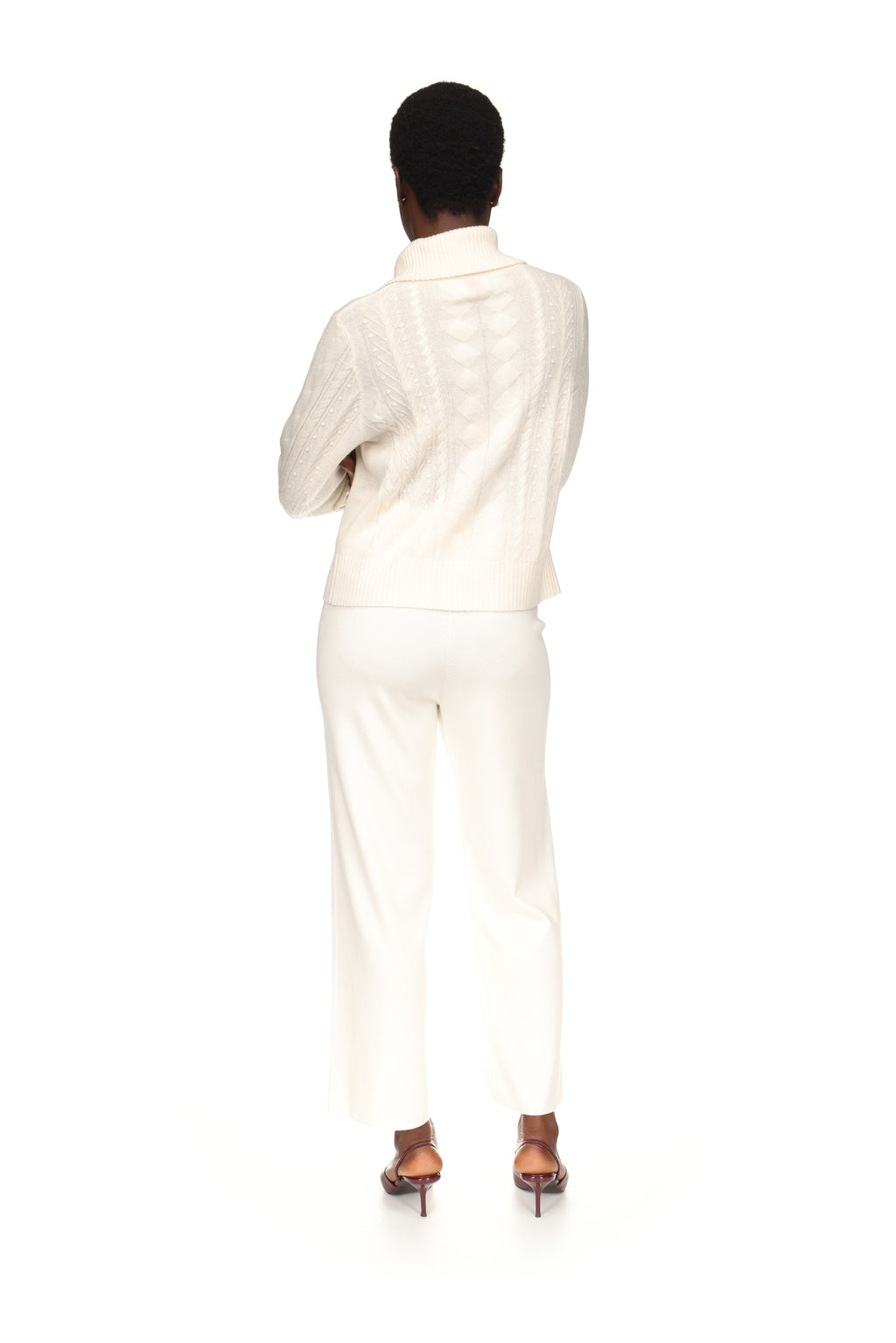 MIXED CABLE BUTTON UP
