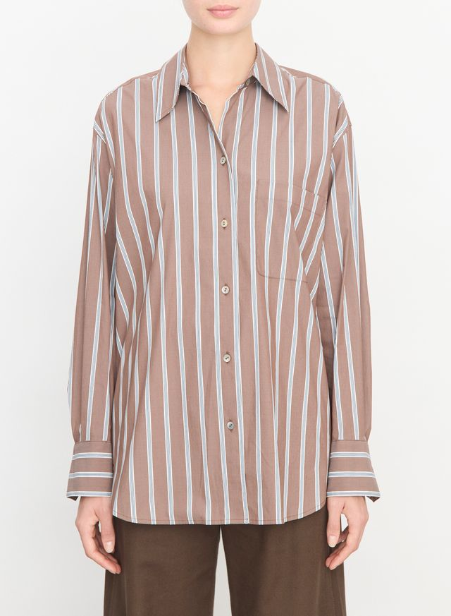 STRIPE BUTTON DOWN SHIRT