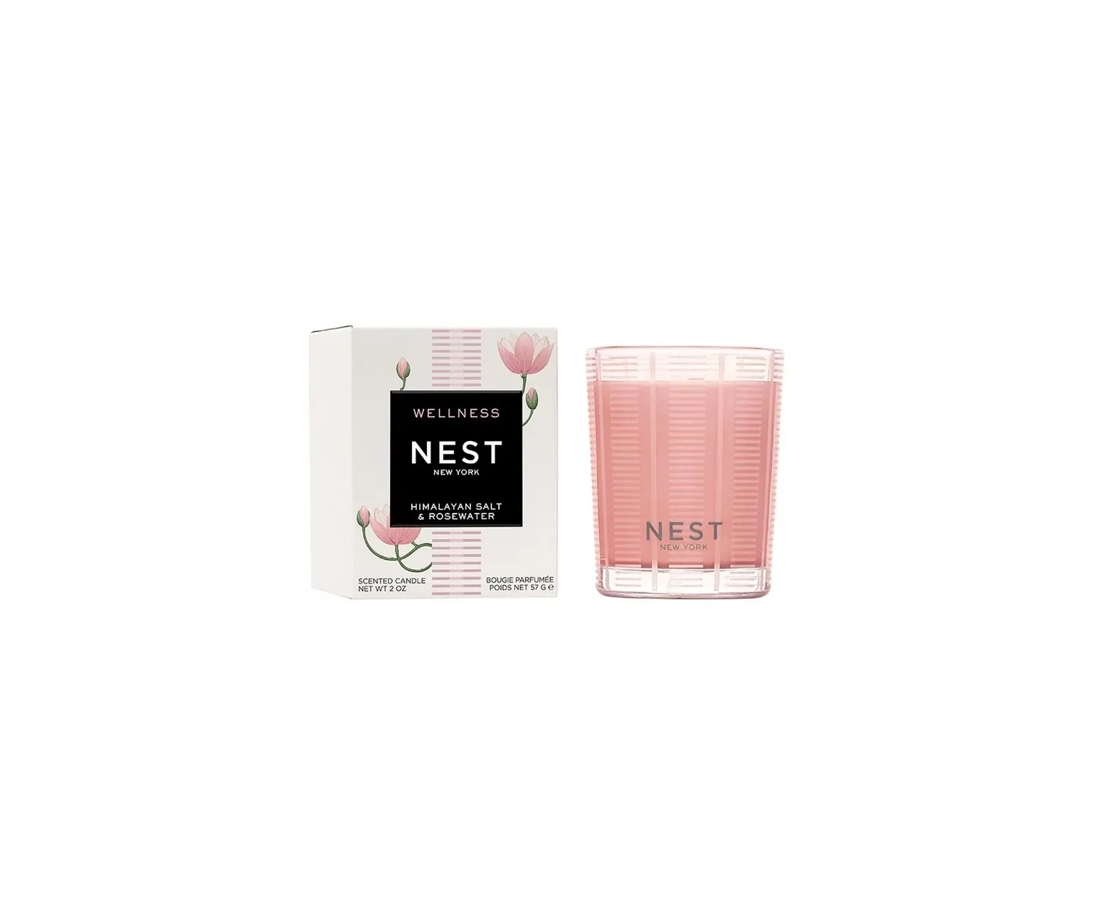 HIMALAYAN SALT & ROSEWATER VOTIVE CANDLE