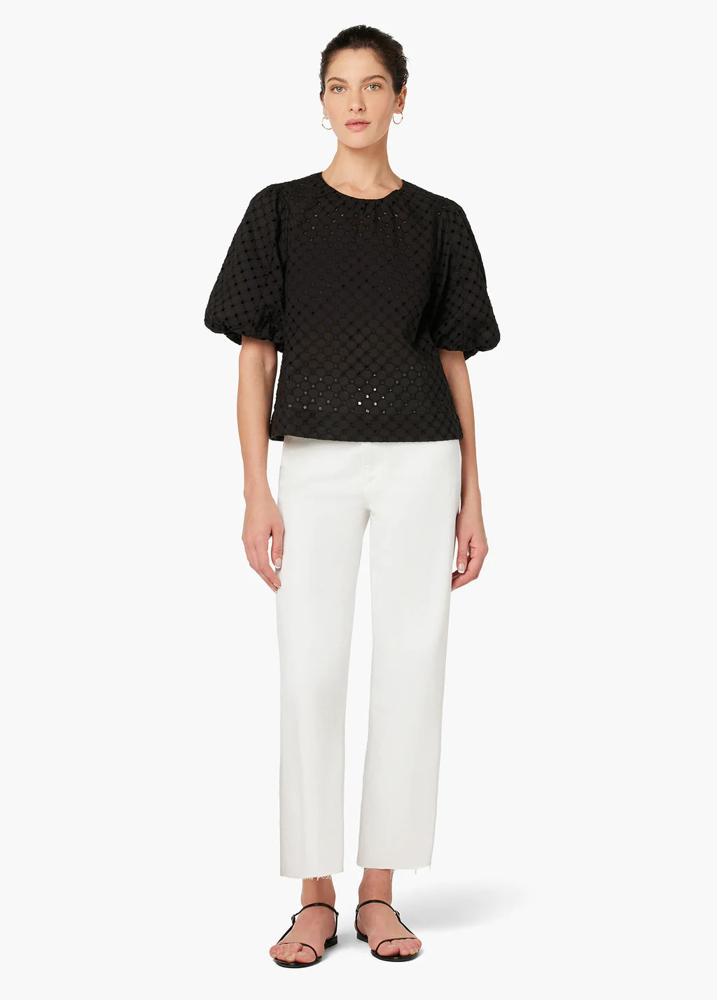 THE LORRAINE BRODERIE TOP