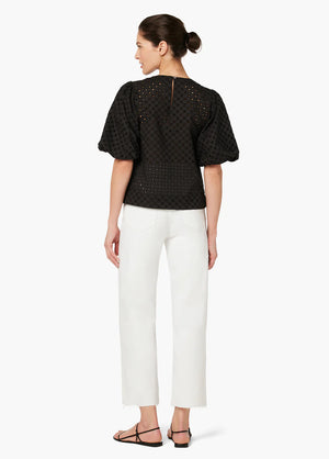 THE LORRAINE BRODERIE TOP