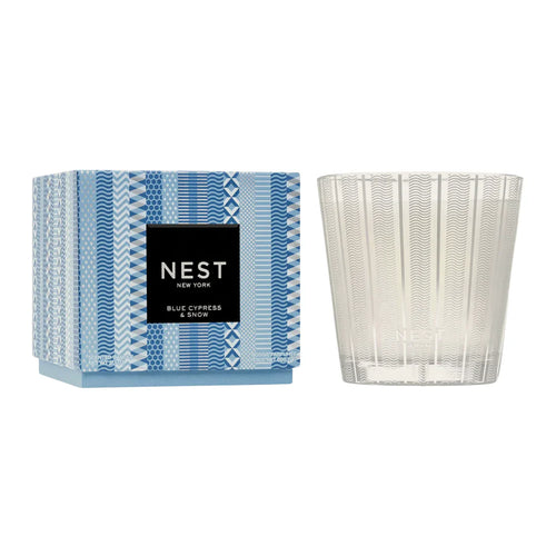 BLUE CYPRESS AND SNOW 3-WICK CANDLE