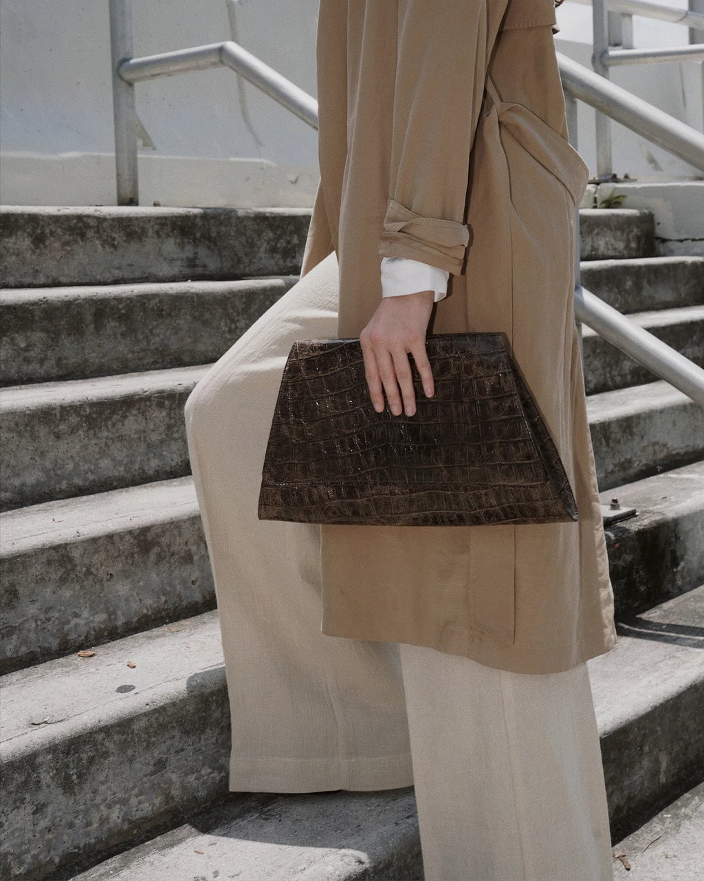CROCODILE HANDBAG