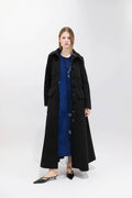 LONG LADY-STYLE NEOPRENE COAT