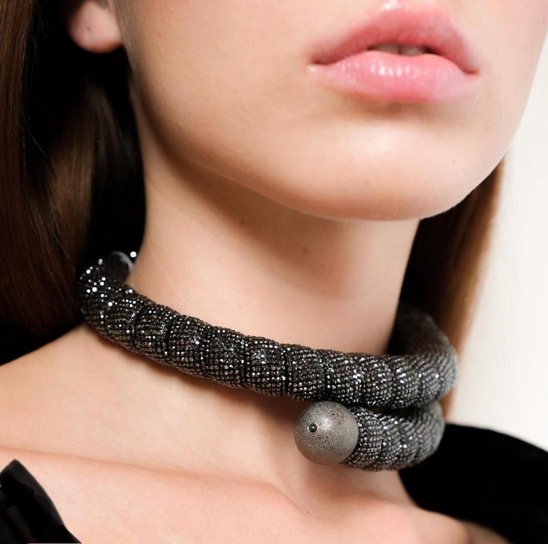 GUNMETAL NECKLACE