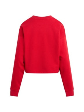 CROPPED SIGNATURE SWEATSHIRT