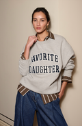 EMBROIDERY COLLEGIATE SWEATSHIRT